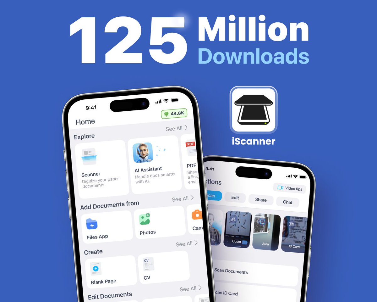 BP Mobile - Сonsumer apps that enrich lives (@bpmobileapps) on Twitter photo We’re excited to celebrate an incredible milestone—<a href="/iscannerapp/">iScanner for iPhone and Android</a> has been downloaded 125 million times 🚀!
iscanner.onelink.me/wPaO/47c836f8
From students and professionals to small business owners and everyday users, it has become the leading scanning and document management platform! We’re excited to celebrate an incredible milestone—<a href="/iscannerapp/">iScanner for iPhone and Android</a> has been downloaded 125 million times 🚀!
iscanner.onelink.me/wPaO/47c836f8
From students and professionals to small business owners and everyday users, it has become the leading scanning and document management platform!