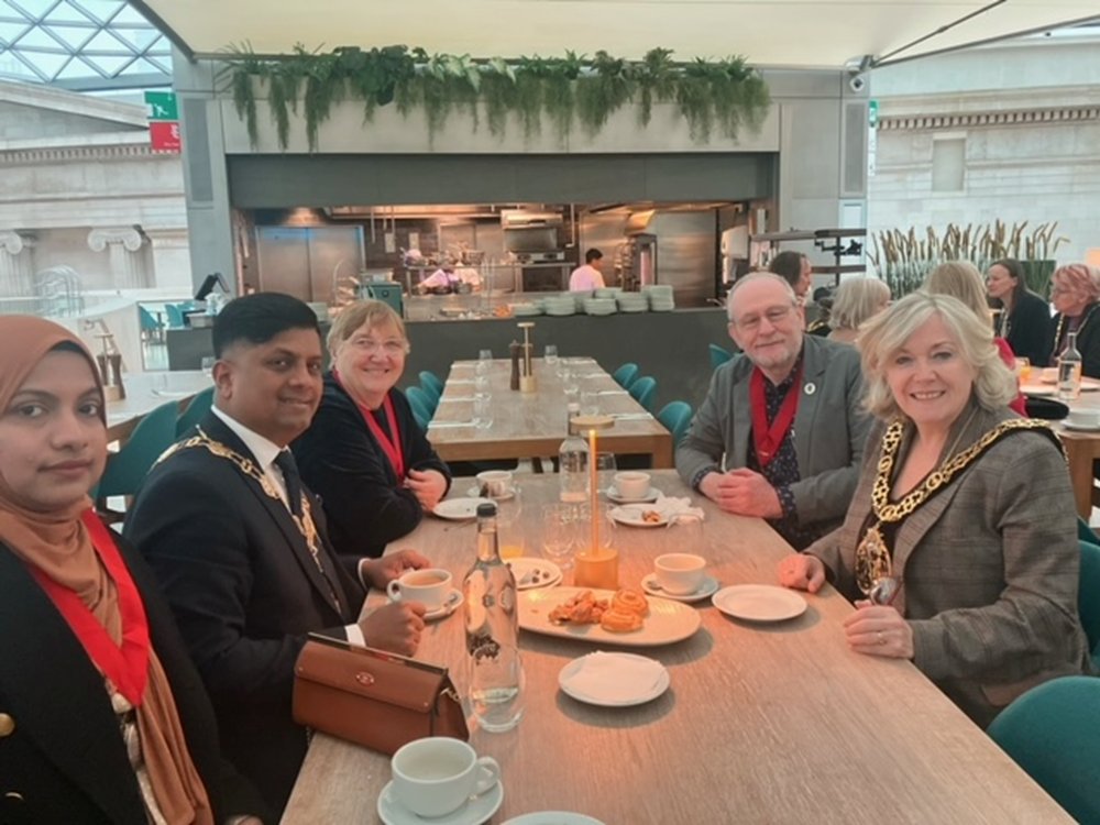 The Mayor joined the Mayor of Camden and other London Mayors for a Tour of the British Museum. A great time was had by all.