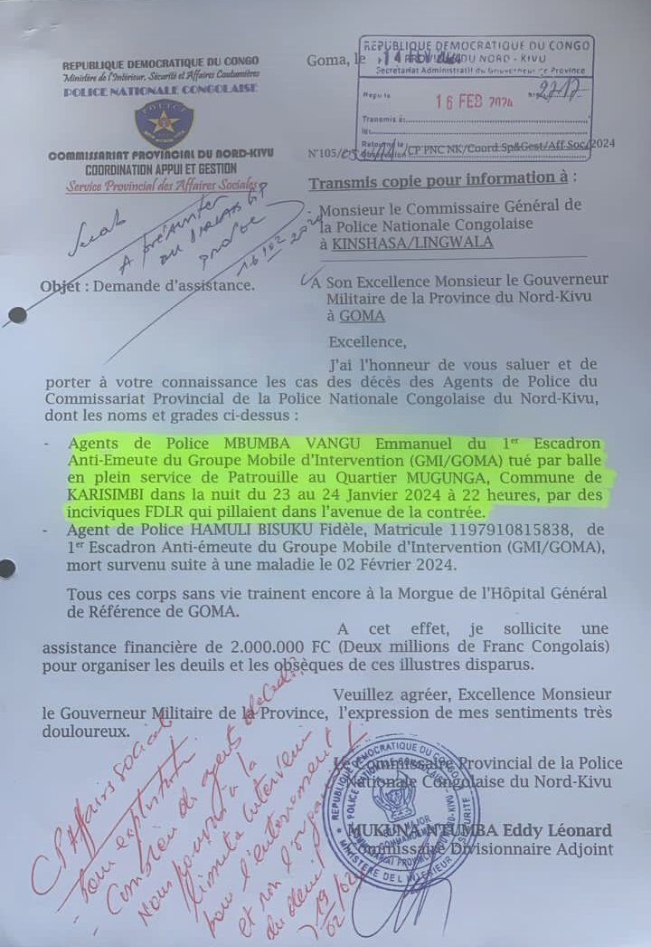 When the DRCongo government deny the existence of the genocidaires FDLR in their country yet they know it's there and killing Congolese.