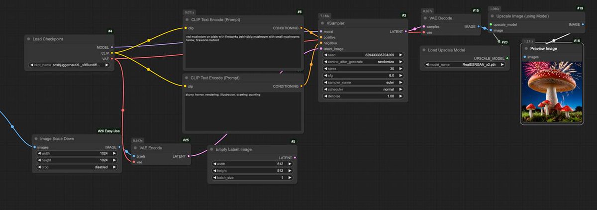 nikhilsetiya's tweet image. Week 2 Recap – Applied GenAI Cohort with #0to100xEngineer
This week was about diving deeper into Stable Diffusion and hands-on experimentation with ComfyUI! 🚀
Here’s a glimpse of one of the amazing workflows I built this week! 👇
#AI #GenerativeAI #MachineLearning #ComfyUI