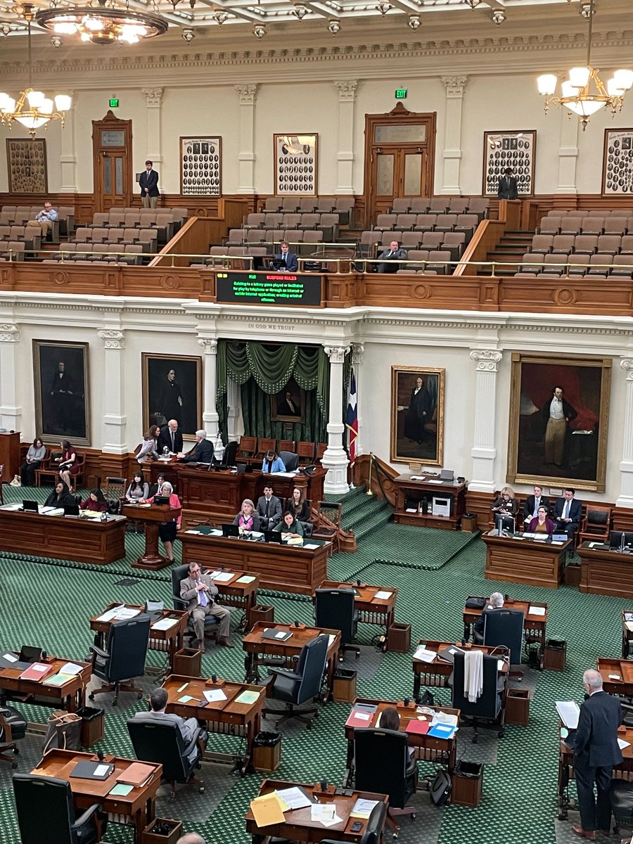 TXLege_'s tweet photo. 🚨SB 28 is live on the Senate floor! This bill addresses lottery game play by telephone or internet—a potential shift in how Texans participate in the lottery.

Watch live: https://t.co/IZFMhgClzi

#TxLege #SB28 #TexasLottery https://t.co/laeMQzSCDG