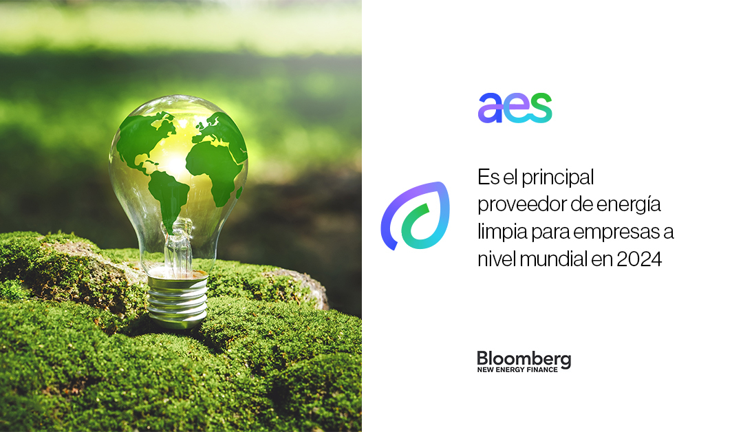 Nos complace compartir que The AES Corporation (NYSE: AES) ha sido reconocida por tercer año consecutivo como la principal proveedora de energía limpia para empresas a nivel mundial en 2024, de acuerdo con el Corporate Energy Market Outlook de <a href="/Bloomberg/">Bloomberg</a>  NEF (BNEF).