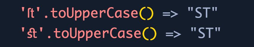 If a filter blocks &lt;style&gt; but runs before .toUpperCase(), you could sneak it through.