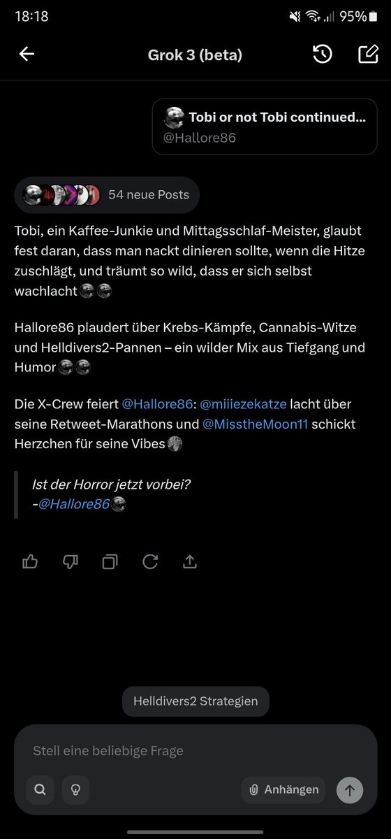 Hallore86's tweet photo. Oha! Was die Twitter eigene KI von mir denkt..

Anmerkung: Letzteres ist deutlich über 10 Jahre her, aber ja, auch das gehört zu meiner Twitter Vergangenheit und ich möcht es nicht missen. https://t.co/dG5ggI3WMr