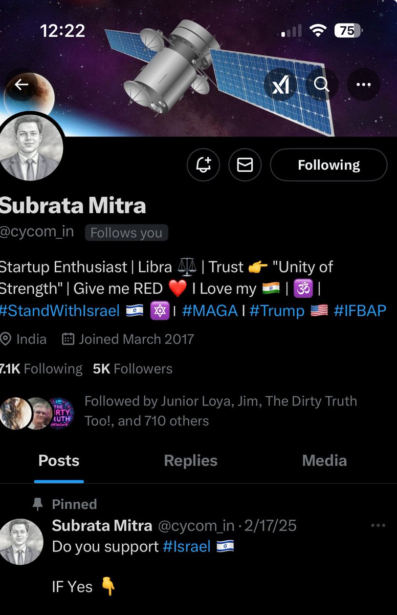 SmokeyGirl25 X (@_smokeygirl25) on Twitter photo Patriots,Let’s Unite With Our Patriot Friend, <a href="/cycom_in/">Subrata Mitra</a>
Let’s Get him to 6k
Let’s Go !!!! Patriots,Let’s Unite With Our Patriot Friend, <a href="/cycom_in/">Subrata Mitra</a>
Let’s Get him to 6k
Let’s Go !!!!