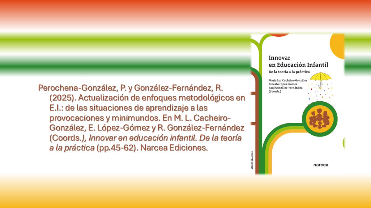 Paola Perochena González (@paola_perochena) on Twitter photo Todo un honor haber participado en esta obra editada en <a href="/narceaediciones/">Narcea Ediciones</a> junto a mi colega Raúl González-Fernández en uno de los 8 referentes teóricos junto a 7 experiencias de aula. Puedes adquirirlo en: narceaediciones.es/es/inicio/1680… Todo un honor haber participado en esta obra editada en <a href="/narceaediciones/">Narcea Ediciones</a> junto a mi colega Raúl González-Fernández en uno de los 8 referentes teóricos junto a 7 experiencias de aula. Puedes adquirirlo en: narceaediciones.es/es/inicio/1680…