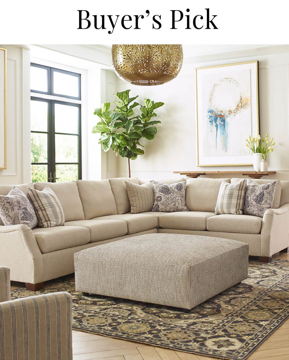 Gabberts's tweet image. This week’s Buyer’s Pick is the Saddle Luxe 2 Piece Sectional by Huntington House.
gabberts.com/sectionals/sad…
#gabberts #gabbertsfurniture #interiordesign #interiordesigners #design