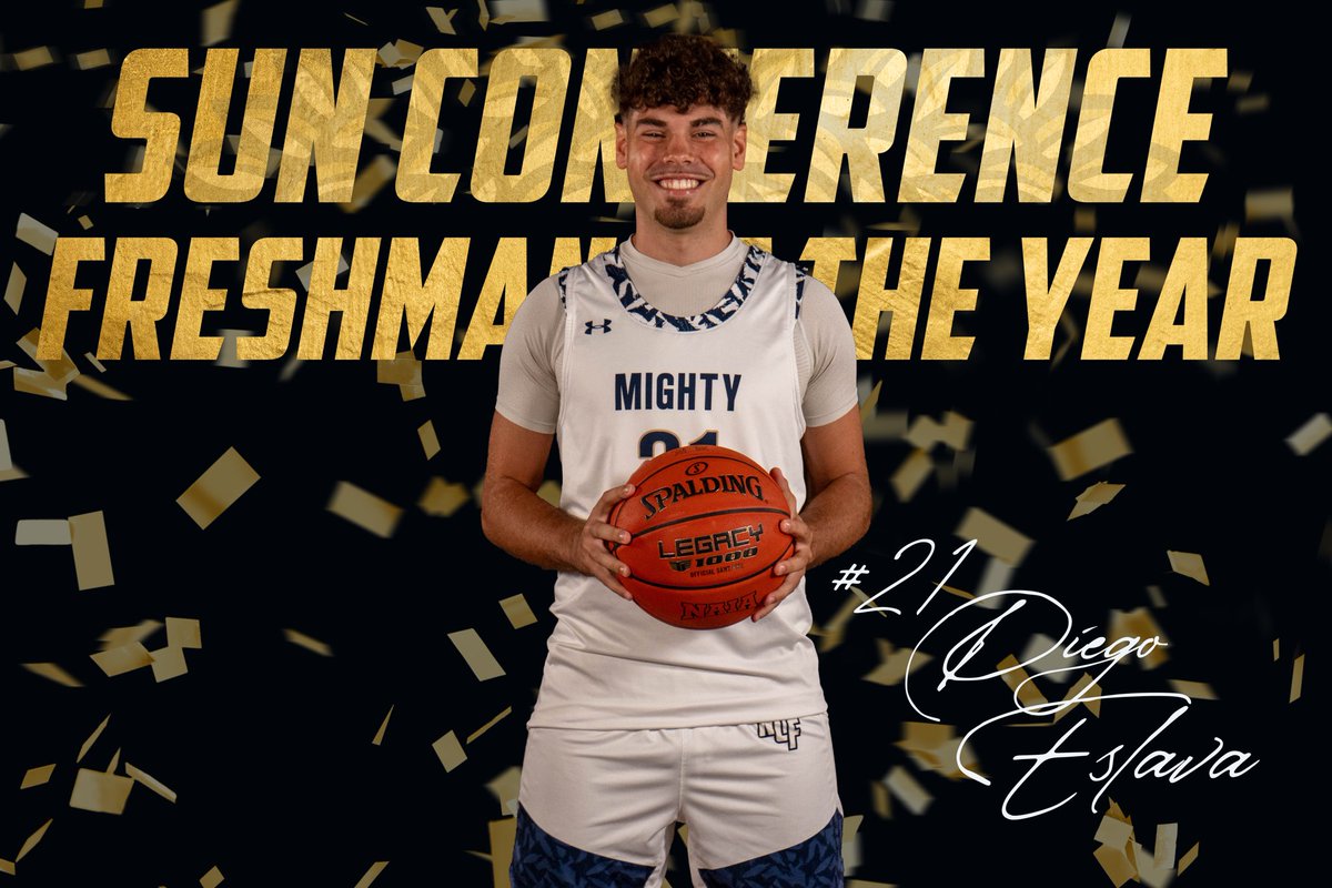 Another award for @ncfbanyansmbb 

New College guard Diego Eslava is your @sunconference men’s basketball Freshman of the Year! 

#gomightybanyans