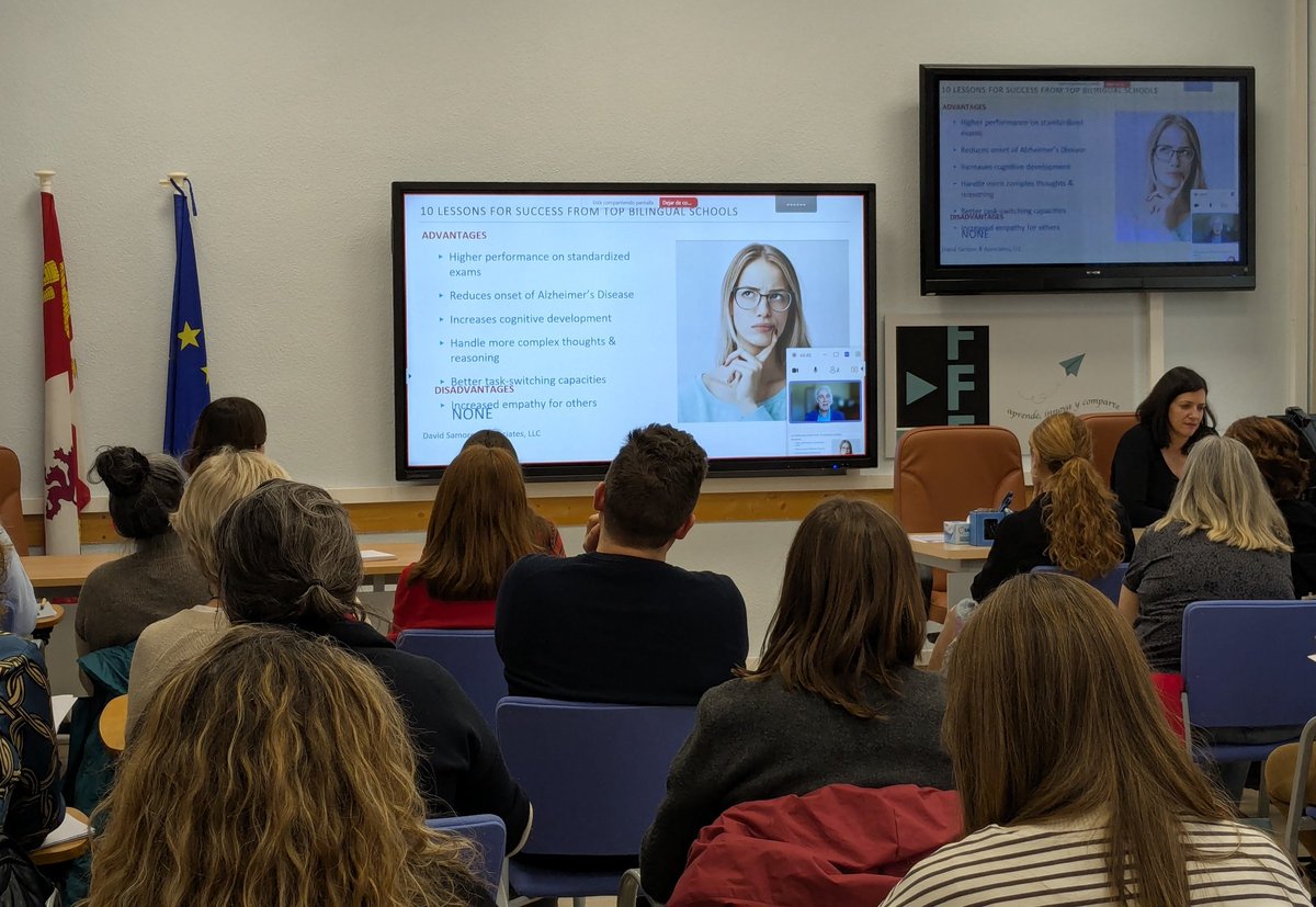 CFPIdiomas's tweet image. 50 docentes #educacyl de inglés de Formación Profesional continúan esta tarde en el curso presencial English and Leadership for VET con Dr. David Samore en Vocational Training.
#internacionalizaCyL #innovaCyL