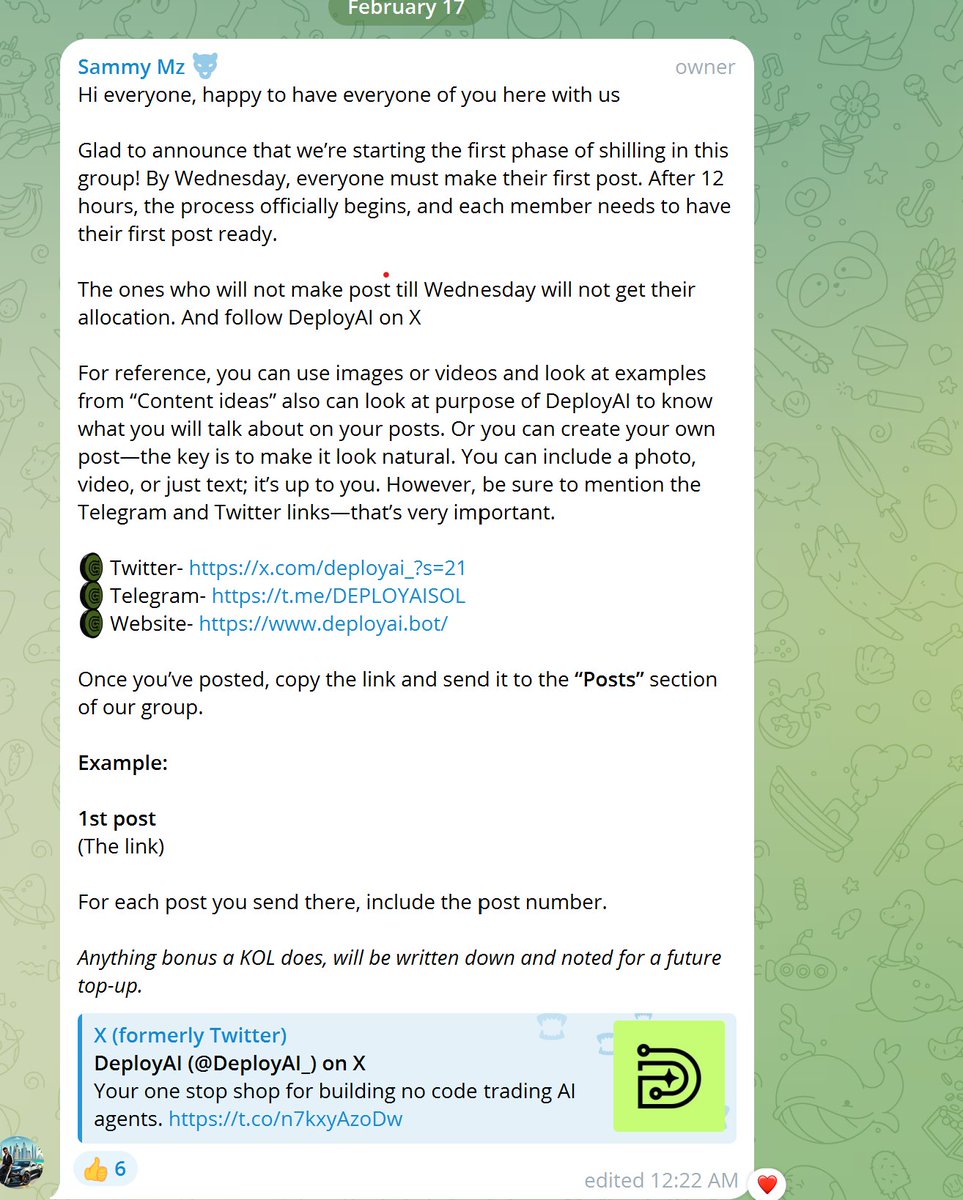 addyTracker's tweet image. The cabal scammers launched #DeployAI. Don&apos;t buy that s**t. Check my profile for proof they are scammers. 🖕@DeployAI_

HjZWSFveyKgQNth6ftqt7bf1Jukhz2WtMQwistGVpump