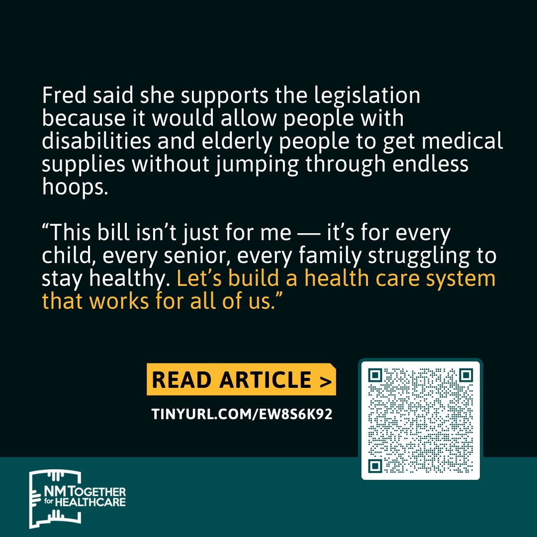 Check out "NM Legislative Recap Feb. 25: Living with a Disability Under American Health Care" by Source NM! This piece highlights stories from impacted community members who shared their struggles &amp; the challenges of not having access to Medicaid.

ow.ly/N1lz50V7MU3

#HB186