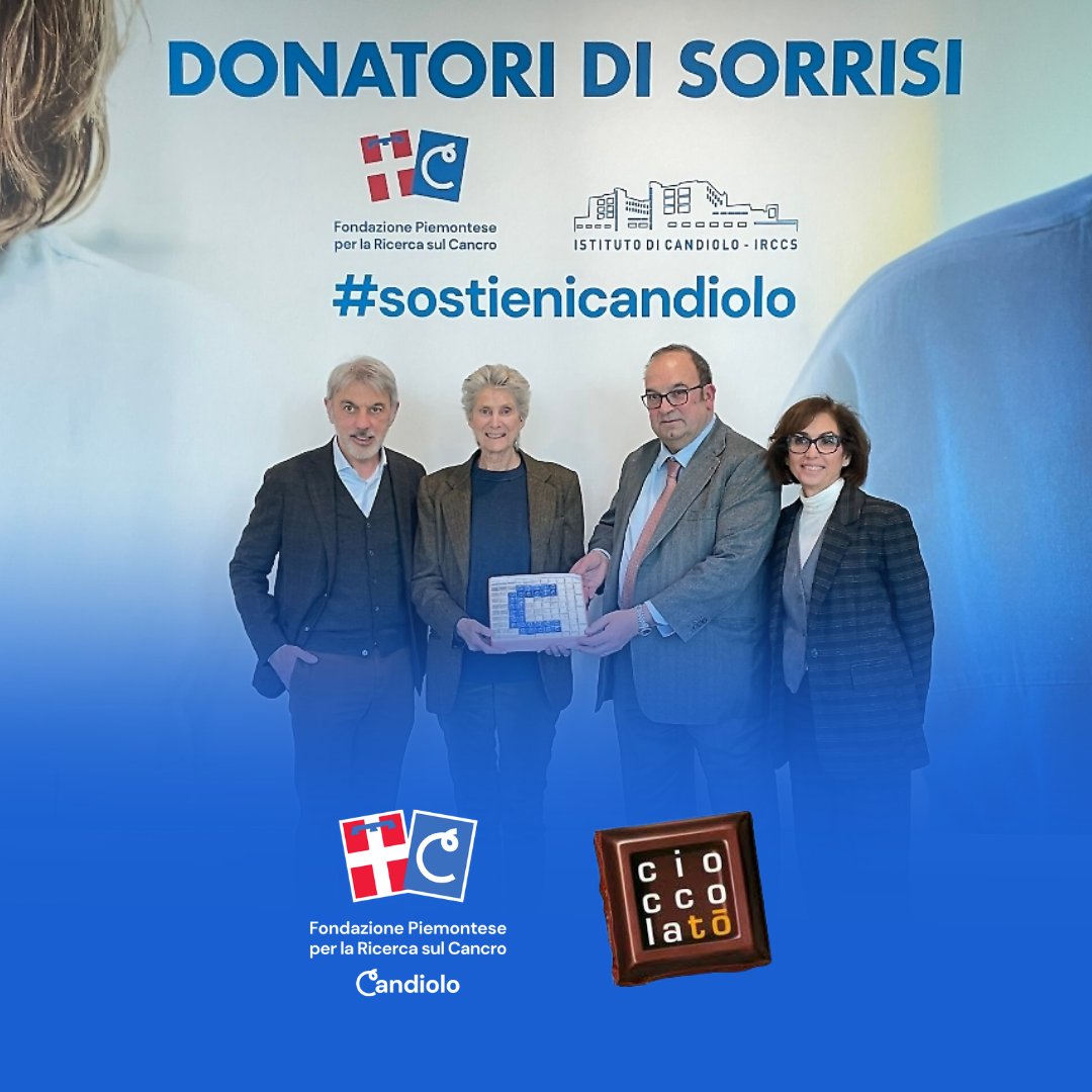 Il dolce legame tra ricerca e solidarietà: la Fondazione è charity partner di #Cioccolatò, che preso ufficialmente il via questa mattina. Quest’anno l'evento si lega a una causa speciale: il sostegno alla Fondazione Piemontese per la Ricerca sul Cancro. fprc.it/news/notizie-d…