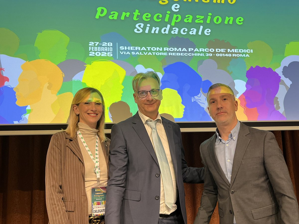 FisascatRoma2's tweet photo. ✔️❇️Al via, allo Sheraton Rome Hotel, il V Congresso della Fisascat-Cisl di Roma Capitale e Rieti, con l’Inno d’Italia. 
Dopo mesi di assemblee, incontri, dialoghi con i lavoratori, speranze e idee condivise, hanno inizio i lavori! ❇️✔️#protagonismoepartecipazione https://t.co/dsRGEZjFha