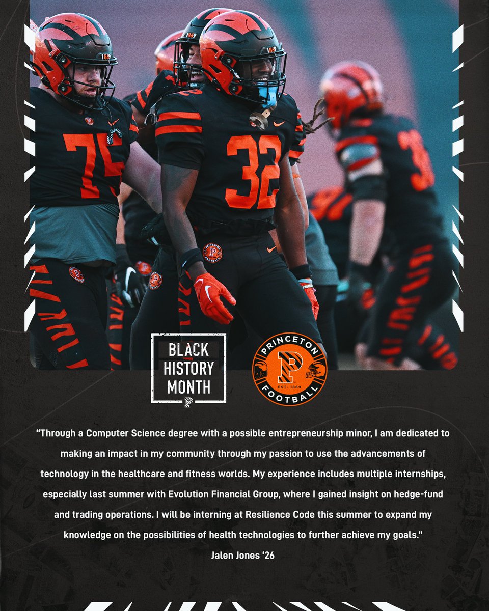 Princeton Football (@princetonftbl) on Twitter photo Preparing for #The40.
<a href="/jalencjones/">Jalen Jones</a> wants to make an impact for his community after he graduates at <a href="/Princeton/">Princeton University</a>.
#JUICE 🍊🥤 Preparing for #The40.
<a href="/jalencjones/">Jalen Jones</a> wants to make an impact for his community after he graduates at <a href="/Princeton/">Princeton University</a>.
#JUICE 🍊🥤