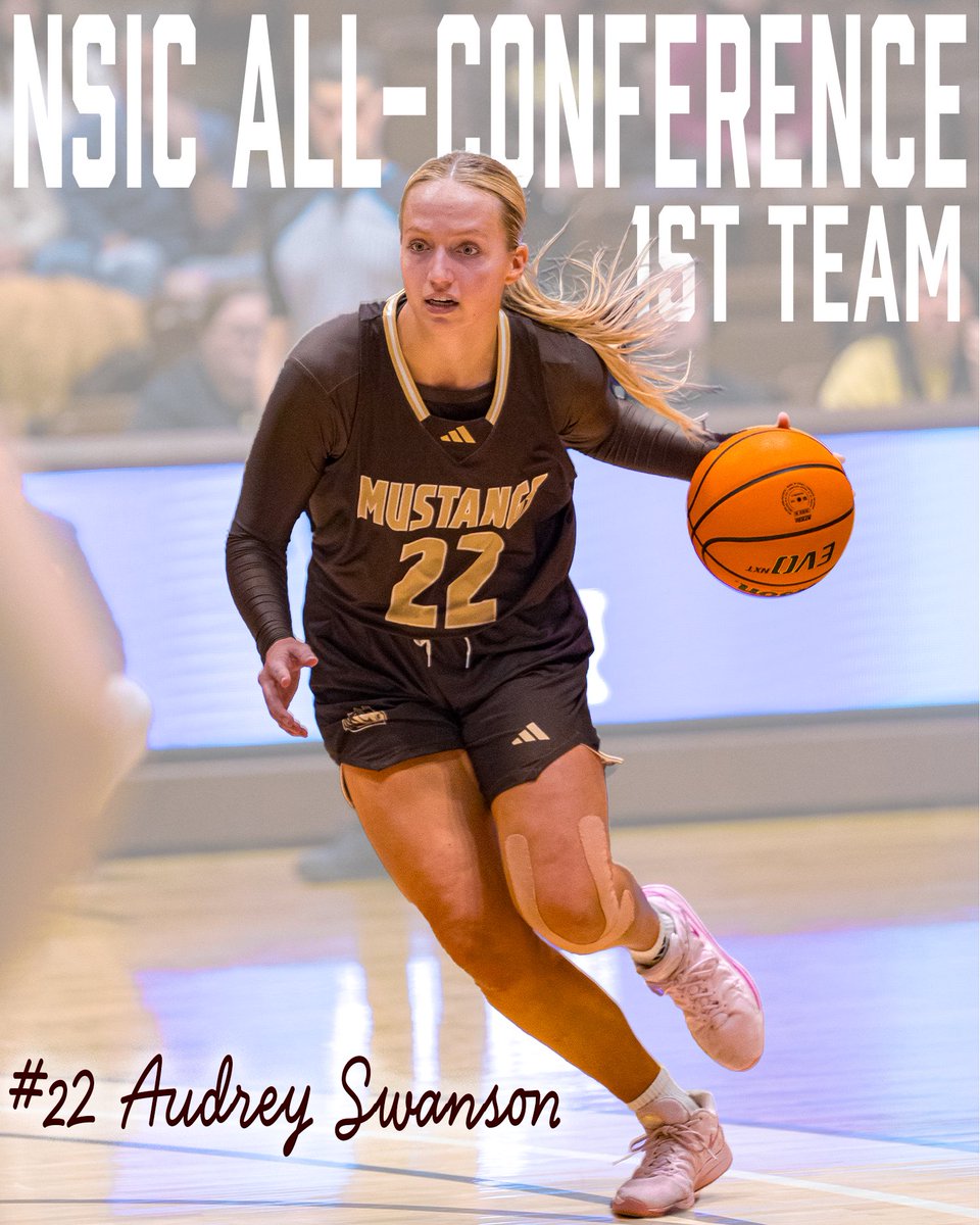 SMSUWomensHoops's tweet image. Audrey Swanson is recognized as a first team All-Conference candidate!🏀 

Congratulations, Audrey!🐴🤩