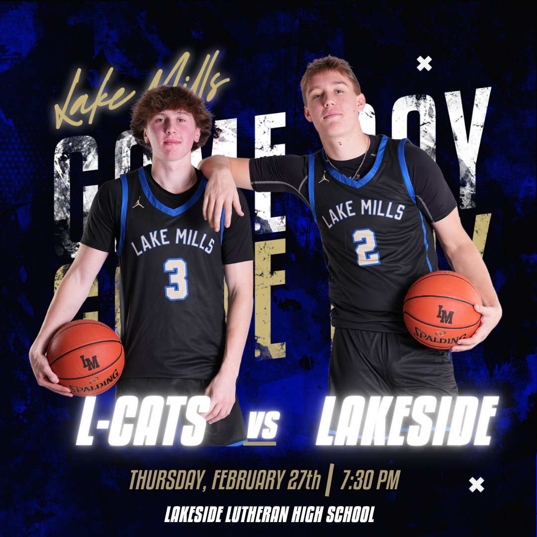 LCatHoops's tweet image. It's game day for the L-Cats as they close out the regular season at Lakeside Lutheran for a conference matchup with the Warriors!

JV2/JV 6:00 | VAR 7:30

Livestream link: fan.hudl.com/usa/wi/lake-mi…

#LCatPride #GIYBALWI