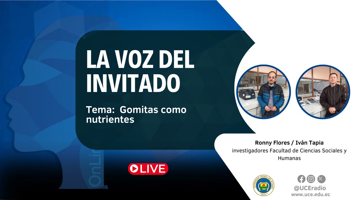 #ENTREVISTA 

Conoce sobre la evaluación sensorial, análisis fisicoquímico y microbiológico de las gomitas de Badea y mora provenientes de Malqui-Machay, con propiedades antioxidantes

🎙 uce.edu.ec