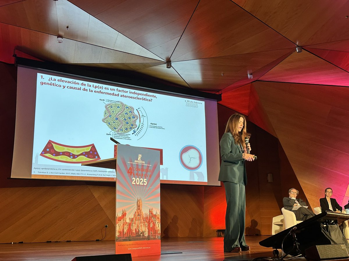 La Dra Almudena Castro nos habla sobre Lpa en <a href="/AMAREVA_Madrid/">AMAREVA Riesgo Vascular</a>  y su importancia en el #riesgovascular