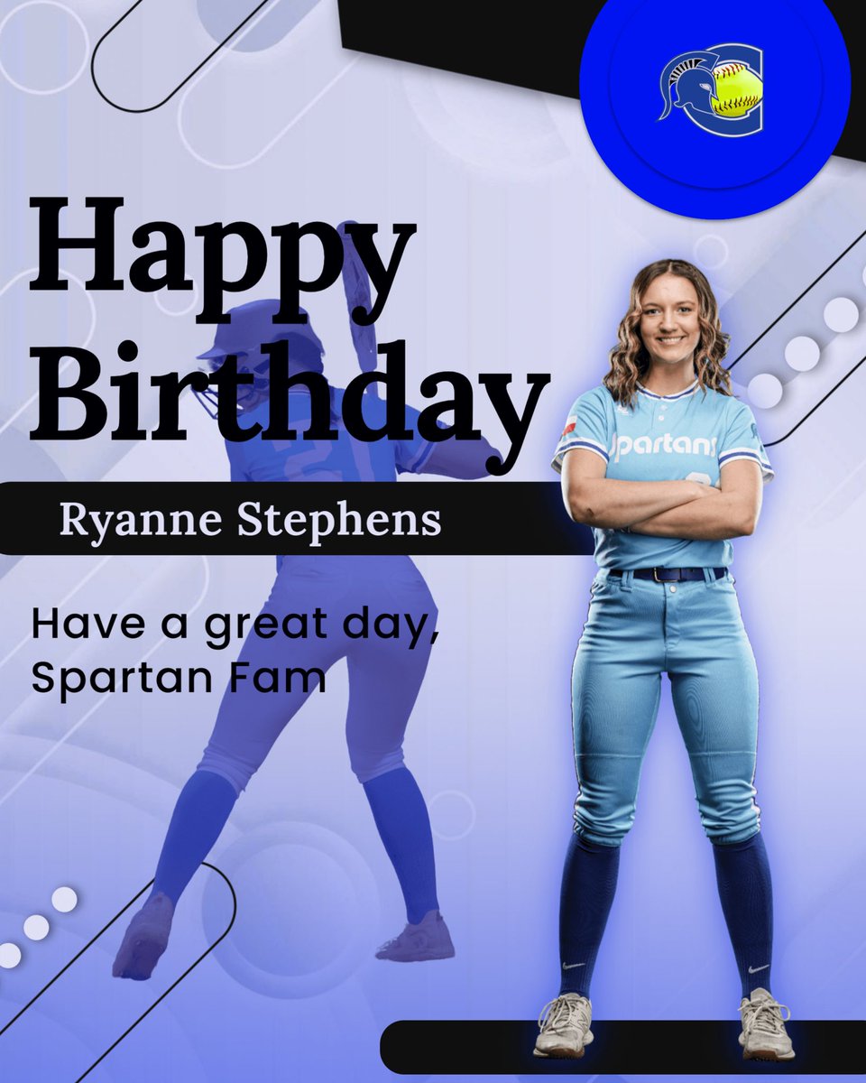 Happy Birthday, Ryanne! 
We hope you have a great day! 
💙
Spartan Fam