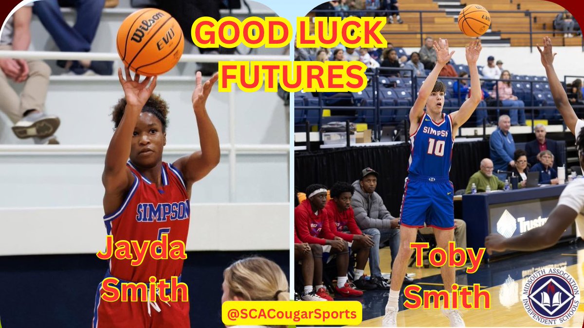 Good luck to <a href="/JaydaSmith2026/">Jayda Smith</a> and <a href="/tobywsmith10/">Toby Smith</a> in the MAIS Futures Game today Girls at 5:00 and Boys at 6:30 at MRA