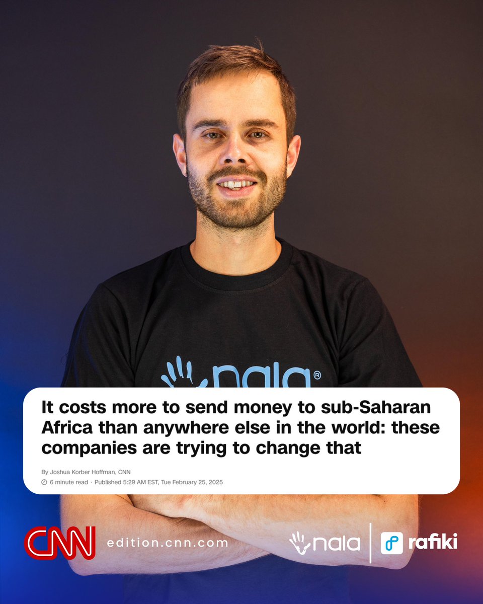 Had a great conversation with <a href="/CNN/">CNN</a> about the challenges facing payments in Africa and why it remains the most expensive continent to send money to. Payments in Africa are still #1PercentBuilt, with major opportunities in infrastructure and regulation.

edition.cnn.com/world/africa/r…
