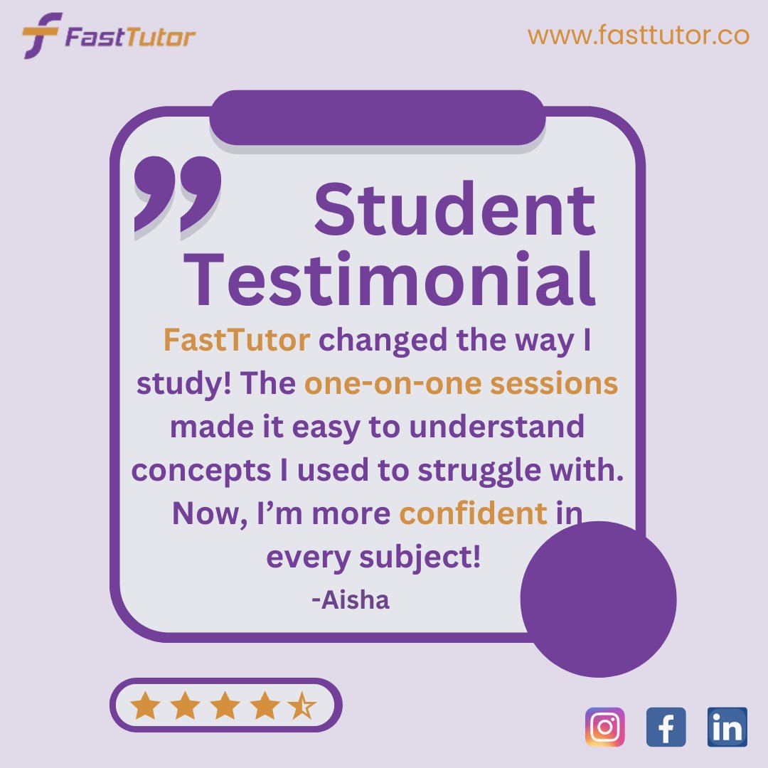 itsfasttutor's tweet photo. Let's join FastTutor for academic success.📷

#Testimonials #ThursdayMotivation #StudentSuccess #JENNIE #EdTech #Maths #English #StudentLife #teacher #thursdayvibes #testimonial #Epstein #measles #exams #Chile #SB19 #onlinetutoring #besttutoring #FastTutor #Feedback #courses https://t.co/RaGi1VCACJ
