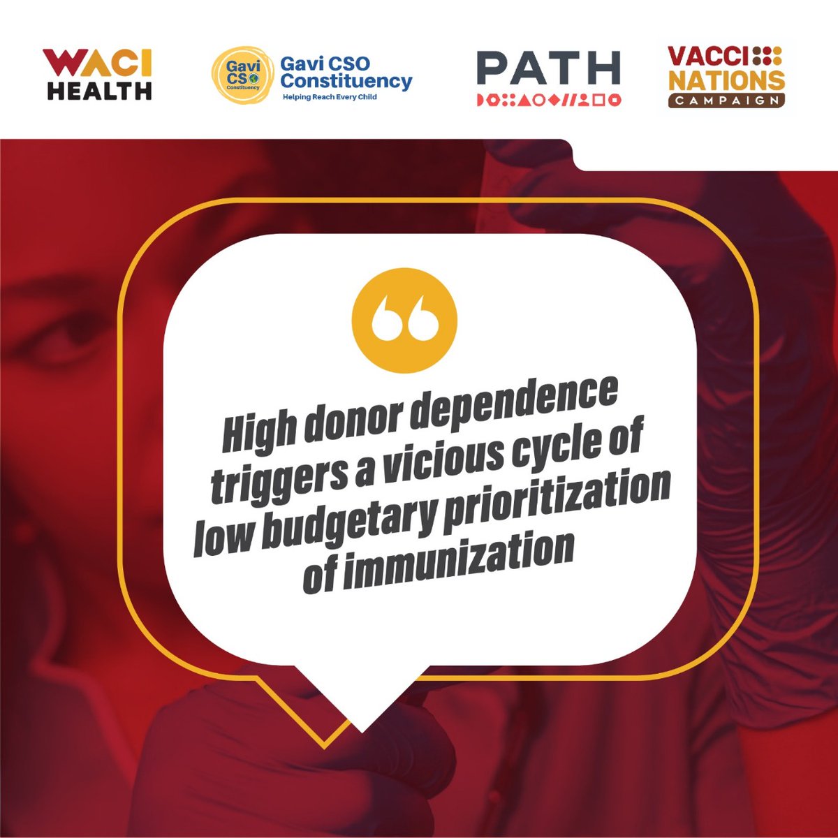 Cynthia Katanu (@katanu_k9853) on Twitter photo High donor dependence triggers a vicious cycle of low budgetary prioritization of immunization; a cycle that is driven by the assumption that health has many partners supporting interventions.This results in unsustainable financing of immunization services.
<a href="/WHOAFRO/">WHO African Region</a> <a href="/WACIHealth/">WACI Health</a> High donor dependence triggers a vicious cycle of low budgetary prioritization of immunization; a cycle that is driven by the assumption that health has many partners supporting interventions.This results in unsustainable financing of immunization services.
<a href="/WHOAFRO/">WHO African Region</a> <a href="/WACIHealth/">WACI Health</a>