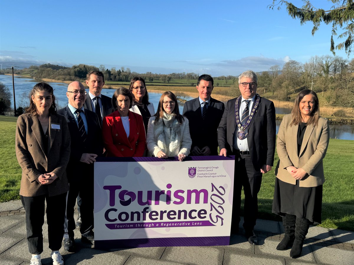 Economy NI (@economy_ni) on Twitter photo Economy Minister <a href="/CArchibald_SF/">Caoimhe Archibald MLA</a> has addressed the #FODCTourismConference25 in Enniskillen, organised by <a href="/fermanaghomagh/">Fermanagh & Omagh District Council</a>. At the ‘Tourism via a Regenerative Lens’ conference the Minister outlined how tourism is a priority for her Department and how it has great potential to Economy Minister <a href="/CArchibald_SF/">Caoimhe Archibald MLA</a> has addressed the #FODCTourismConference25 in Enniskillen, organised by <a href="/fermanaghomagh/">Fermanagh & Omagh District Council</a>. At the ‘Tourism via a Regenerative Lens’ conference the Minister outlined how tourism is a priority for her Department and how it has great potential to