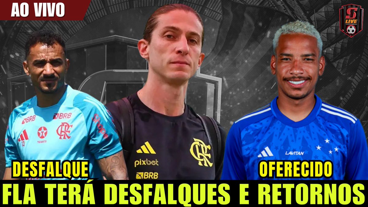 🔥🚩 ATENÇÃO, NAÇÃO RUBRO-NEGRA! 🚩🔥

Hoje, às 11h, tem Zona Mista com <a href="/ProfMarceloRei1/">Marcelo Reis</a>, <a href="/AllanMadi/">Allan Abi Madi</a> e <a href="/anunesrocha/">André Rocha</a>, e o papo vai pegar fogo! Não dá pra ficar de fora!

⚠ DESFALQUE DE PESO! Danilo não enfrenta o Vasco! E agora, Mengão?
📝 Varela em negociação! Vai renovar ou tá