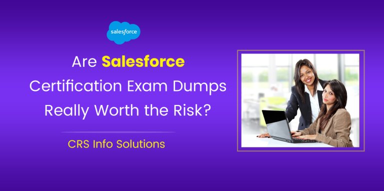 🚨 Are Salesforce Certification Exam Dumps Really Worth the Risk?🚨

Using dumps can risk your credibility, career, and certification. Take the ethical path, gain real skills, and stand out in the industry!
📖 Learn more: crsinfosolutions.com/are-salesforce…
#Salesforce #Certification