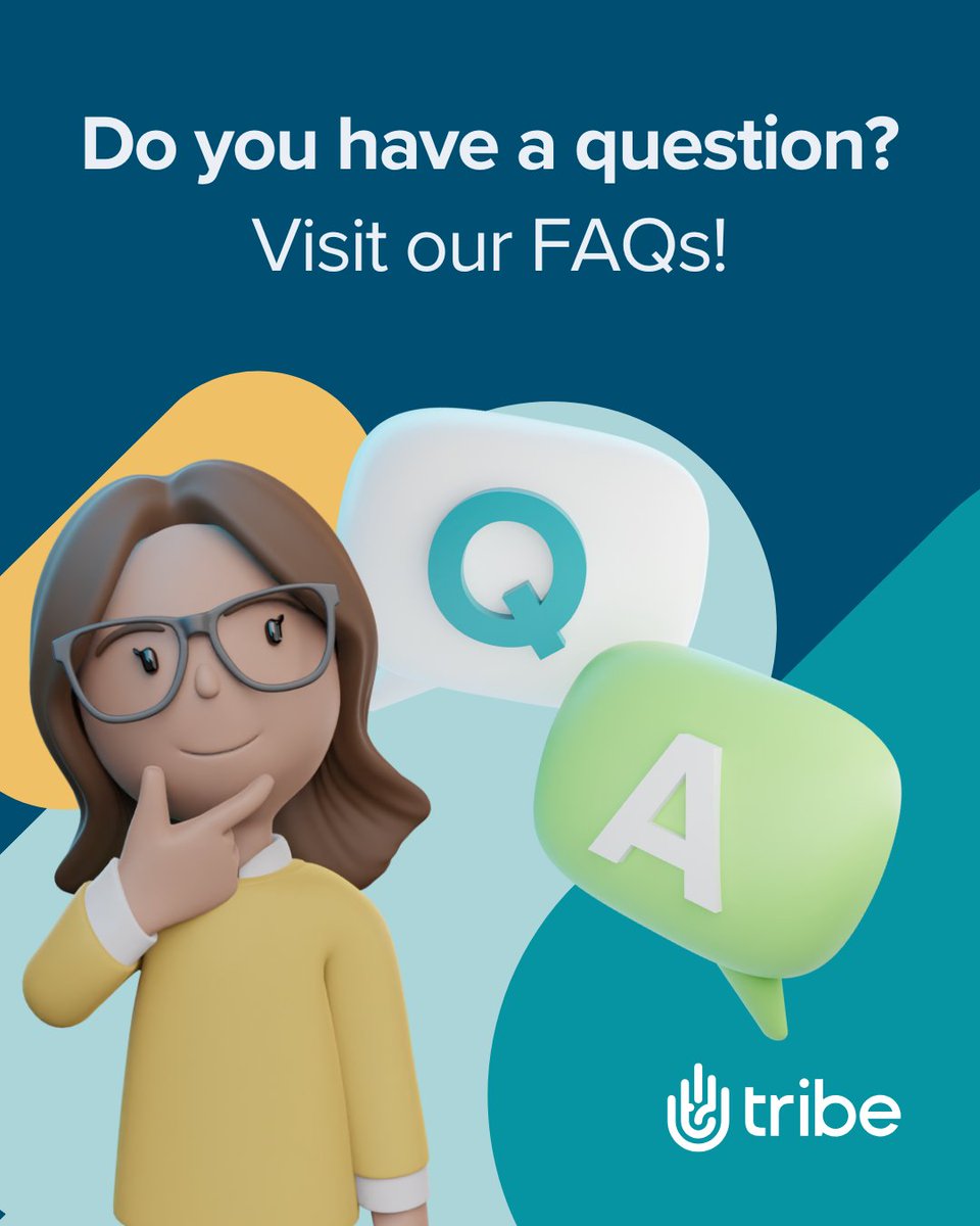 TribeProjectOrg's tweet image. Got questions about Tribe? Chances are, we&apos;ve already answered them! 

Check out our FAQs for all the answers you need: bit.ly/TheTribeProjec…