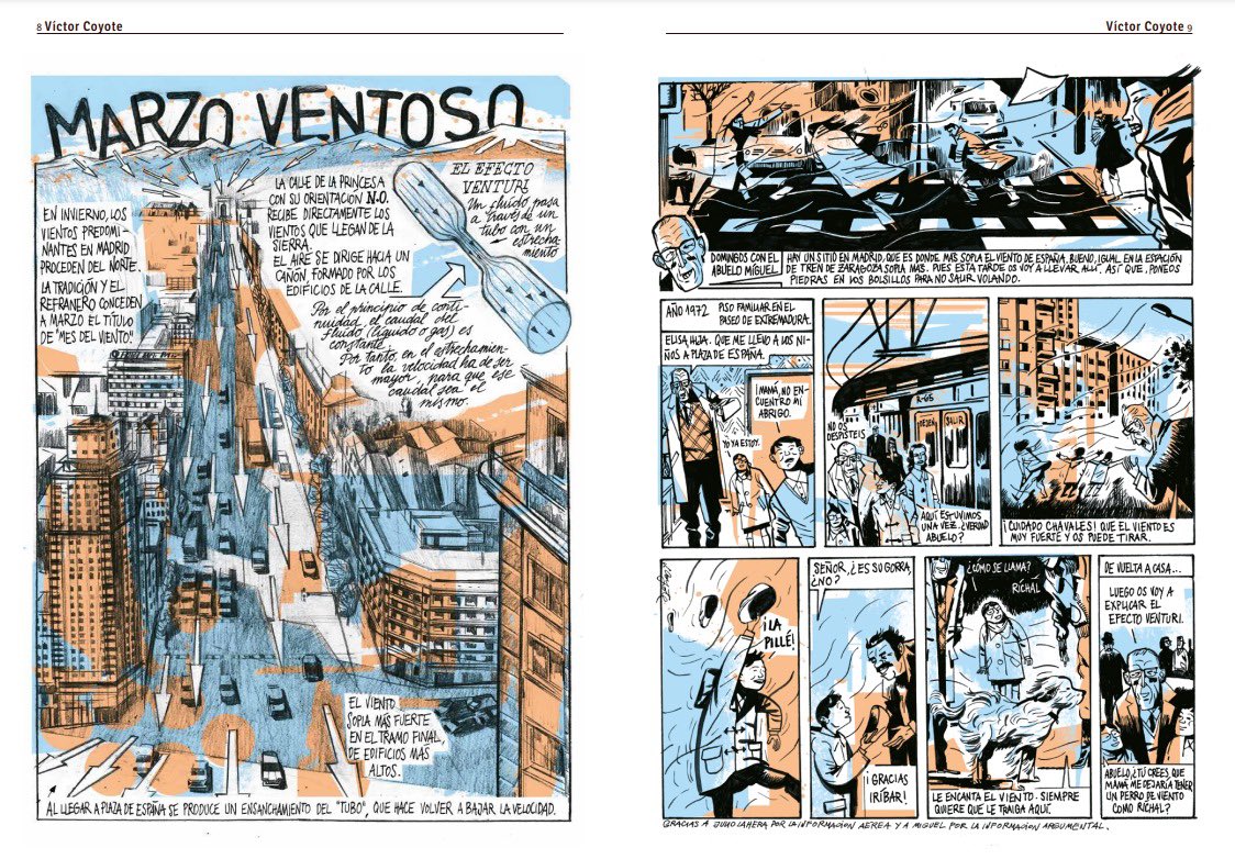 POR FIN, en el último número de la revista <a href="/eme21mag/">eme21mag</a> , la explicación (ilustrada) de por qué en la Plaza de España de #Madrid hace siempre tanto viento. 🌬