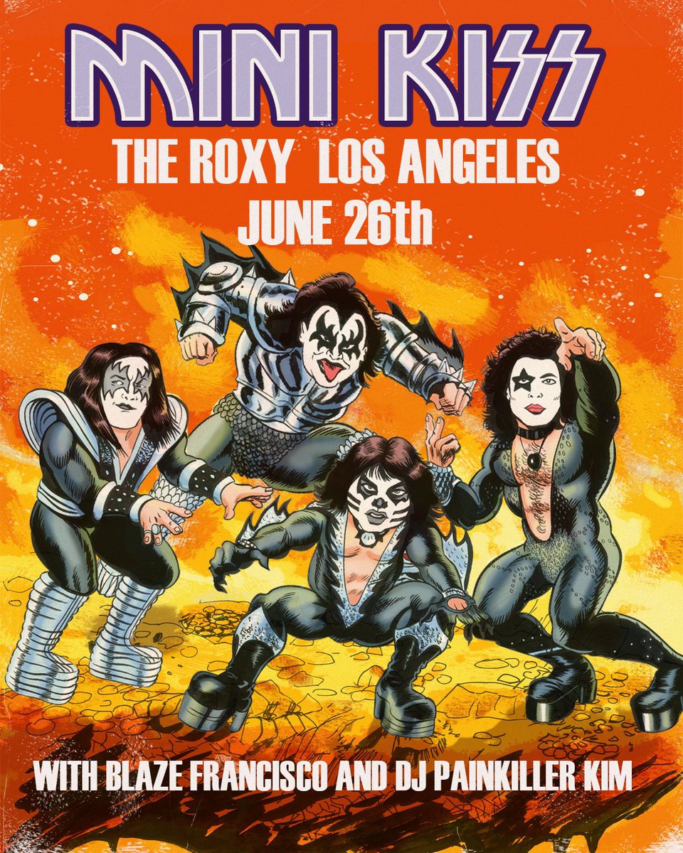 Mini KISS LIVE in Hollywood 6.26 at <a href="/theroxy/">The Roxy Theatre</a> 

#minikiss #kissarmy #kisstributeband