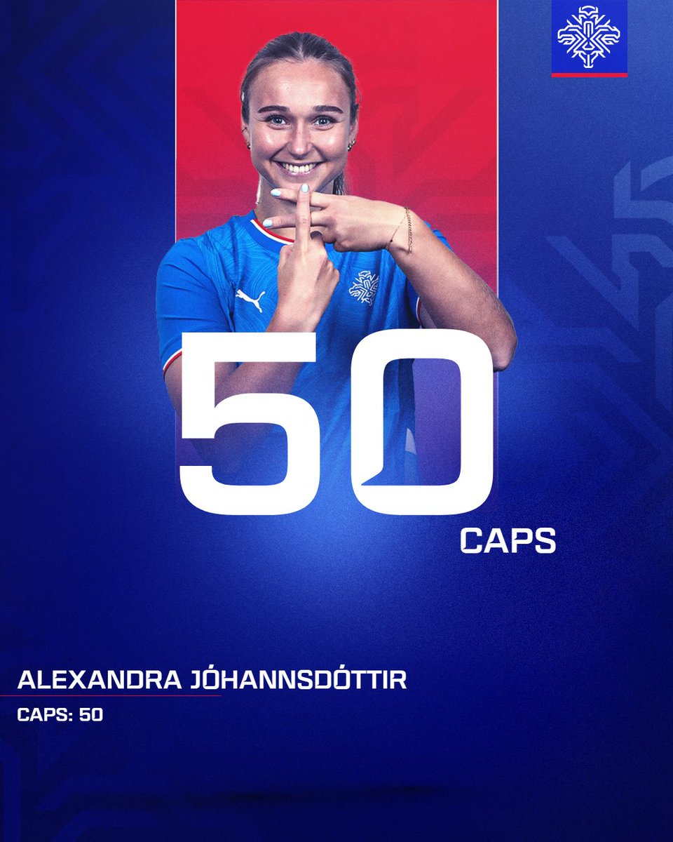 💙  Alexandra Jóhannsdóttir lék sinn fimmtugasta landsleik fyrir Ísland þegar liðið mætti Sviss síðastliðinn föstudag í Þjóðadeildinni.

 Alexandra lék sinn fyrsta landsleik fyrir A kvenna 21. janúar 2019 þegar liðið vann 2-1 sigur gegn Skotlandi í vináttuleik.

#viðerumísland