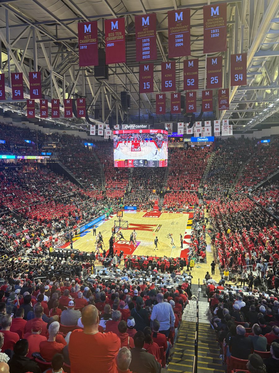 LimNeeson's tweet image. Terp fans, last night really sucked.

Biggest game of the season, best crowd in years, and the team came out flat. Ending was about as heartbreaking as it gets.

Just remember, the team is still incredibly talented &amp;amp; deserves your support. Show up for NW on 3/8.

More of this: 🐢
