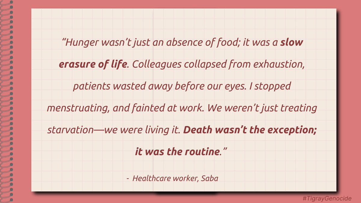 During the #TigrayGenocide, “Death wasn’t the exception; it was the routine.”