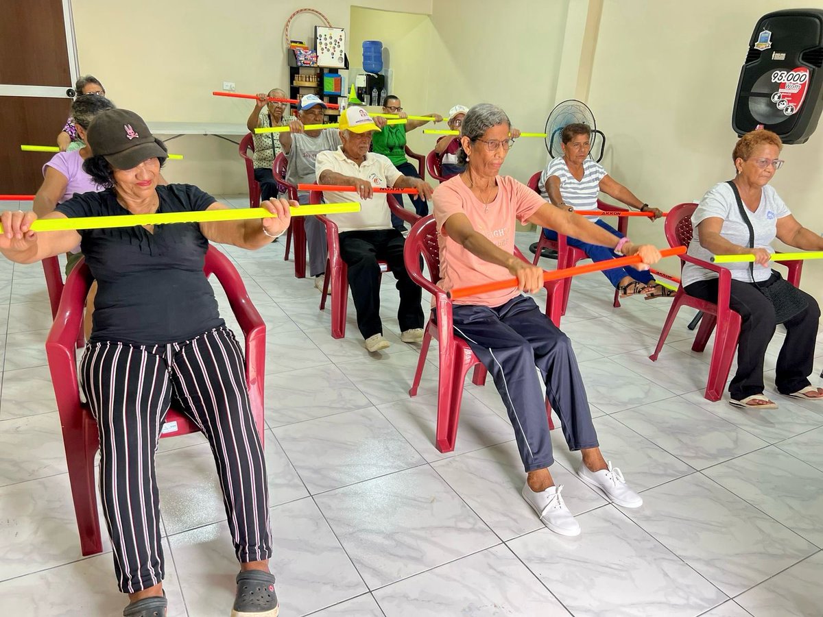 💖 Cuidar de nuestros adultos mayores es una prioridad. 💖  

Cada lunes, miércoles y viernes compartimos momentos llenos de energía y aprendizaje en la Casa del Adulto Mayor. A través de actividades cognitivas, ejercicios físicos, dinámicas grupales y circuitos de coordinación.