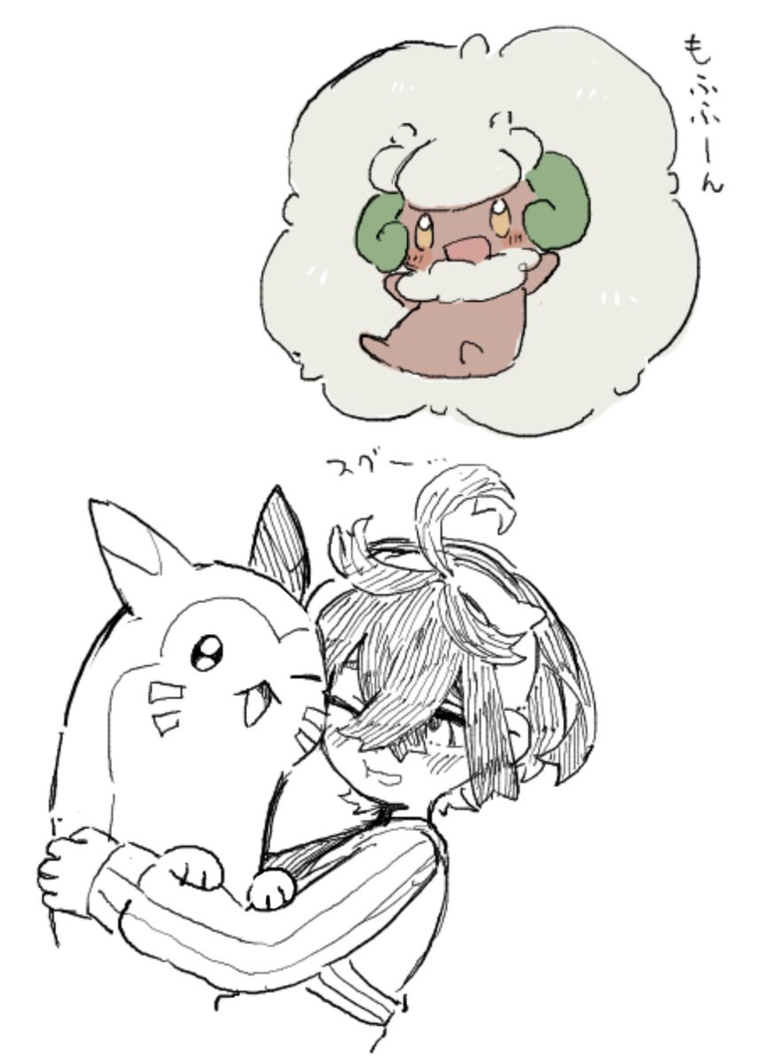 mokai_neko's tweet image. らくがき…