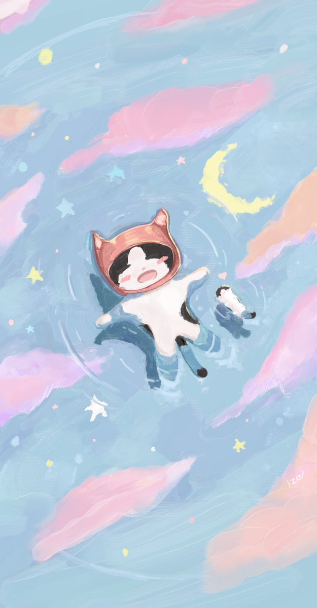 Golden waves in moonlight gleam, ✨ Soft tides hum a distant dream. 🌙

#cat #izekirati #catart #art #painting #artwork #artist #illustration #drawing  #cuteart #digitalart #procreate