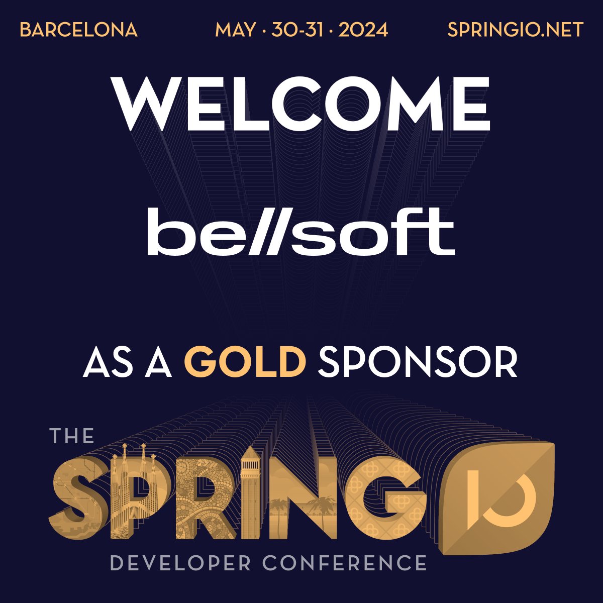 spring_io's tweet image. We&apos;re delighted to welcome @bellsoftware back as a Gold Sponsor! 

Thank you for your support and commitment #springio25