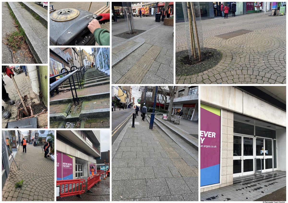CommunityAd's tweet photo. 🧹 Ramsgate Technicians Tidy Up Town Centre 🌟
In addition to their regular duties, Ramsgate Technicians have cleared litter from Broad Street, Military Road, and the High Street, removing over 400 bags of rubbish.
#Ramsgate #Cleanup #CommunityCare #LocalEfforts #thanet #kent https://t.co/GSgrcLu4hq