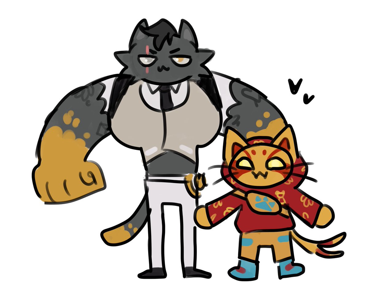 ChiropteraGrimm's tweet image. silly nyaowdas doodle dump