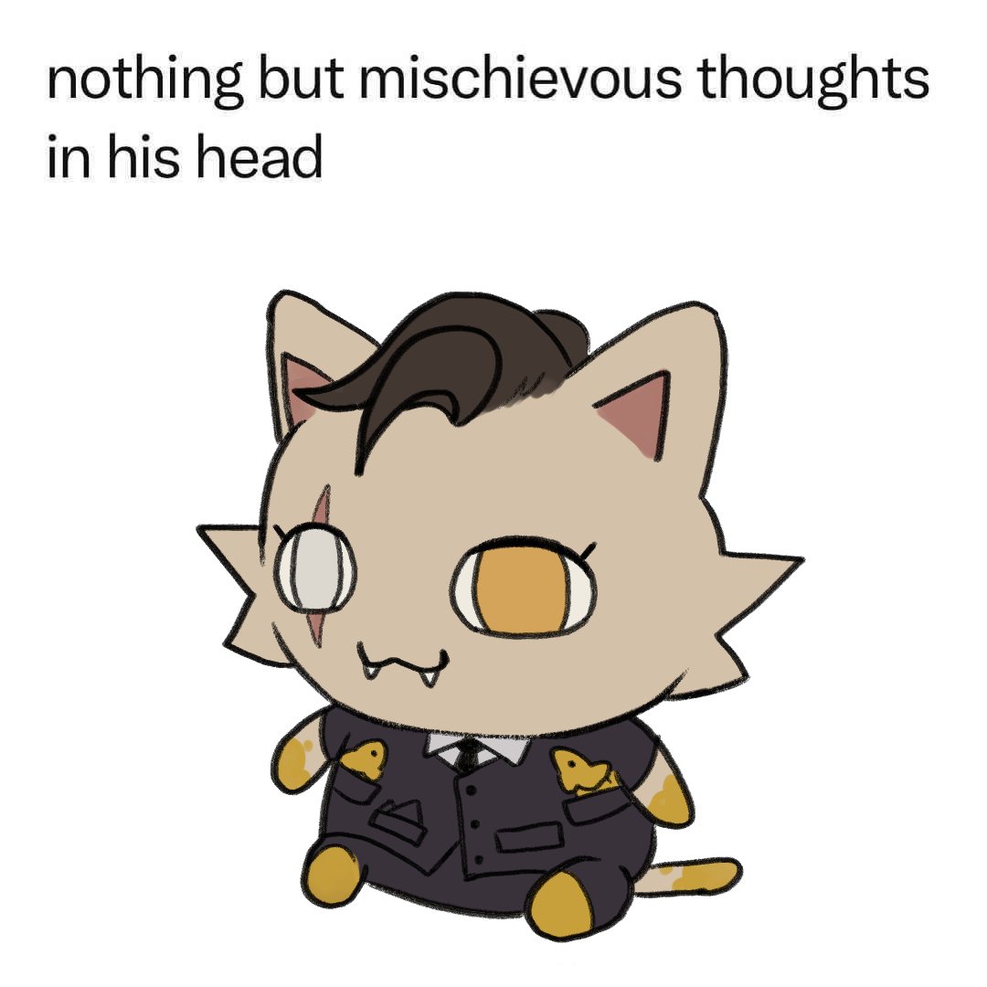 ChiropteraGrimm's tweet image. silly nyaowdas doodle dump