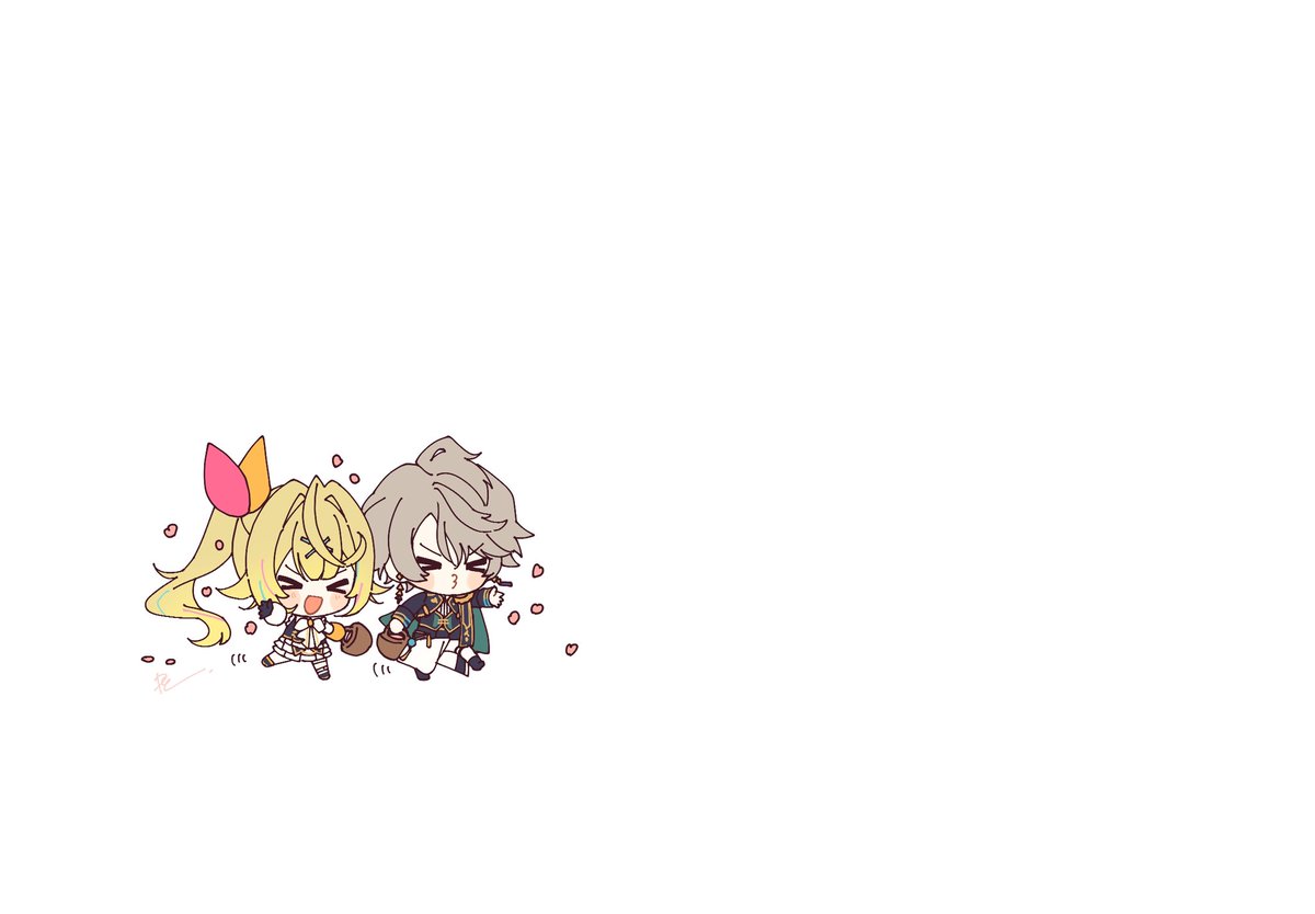 アルハイゼン ,星川サラ 「\キッス!/ \キッス!/ 」|RLのイラスト