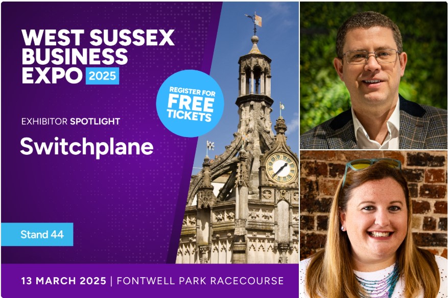Come and say hello to Joel and Sarah on stand 44 tomorrow at West Sussex Business Expo at Fontwell Park Racecourse. 

They'll be ready and waiting to talk all things custom software and AI, so bring your questions!