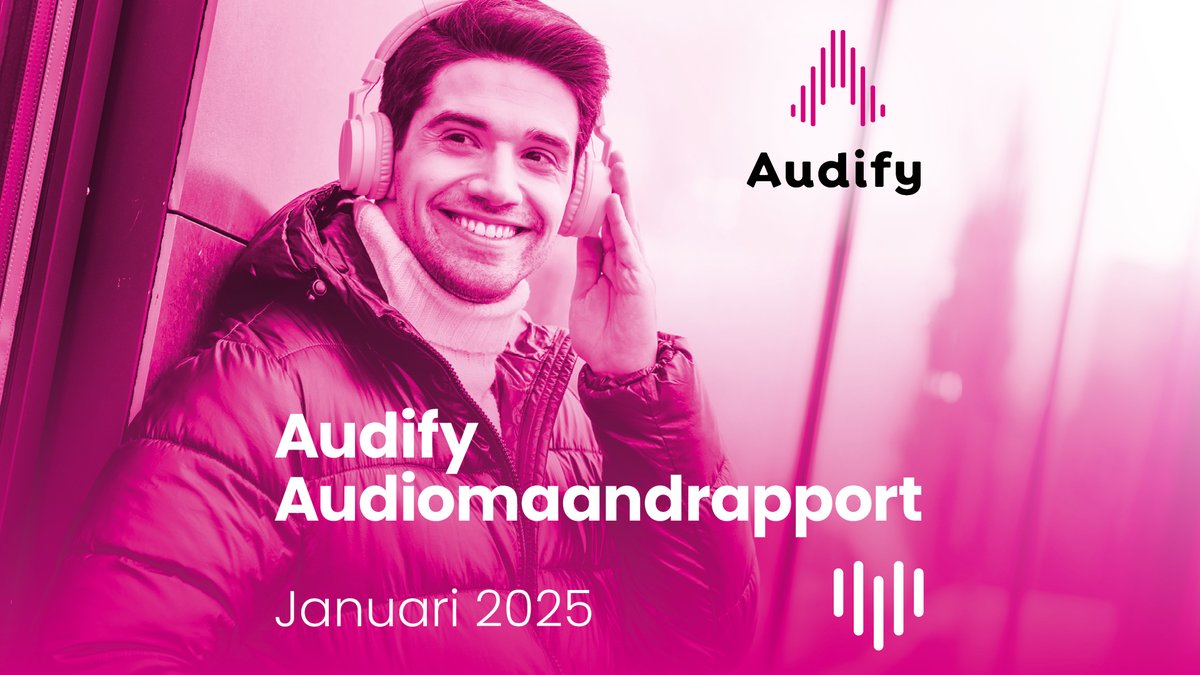 "Well, you cured my January blues
Yeah, you made it all alright"
— Arctic Monkeys, Knee Socks (2013)

Het vernieuwde Audify Audiomaandrapport over januari 2025 is er!
🔗 ow.ly/bhuQ50V7z3r