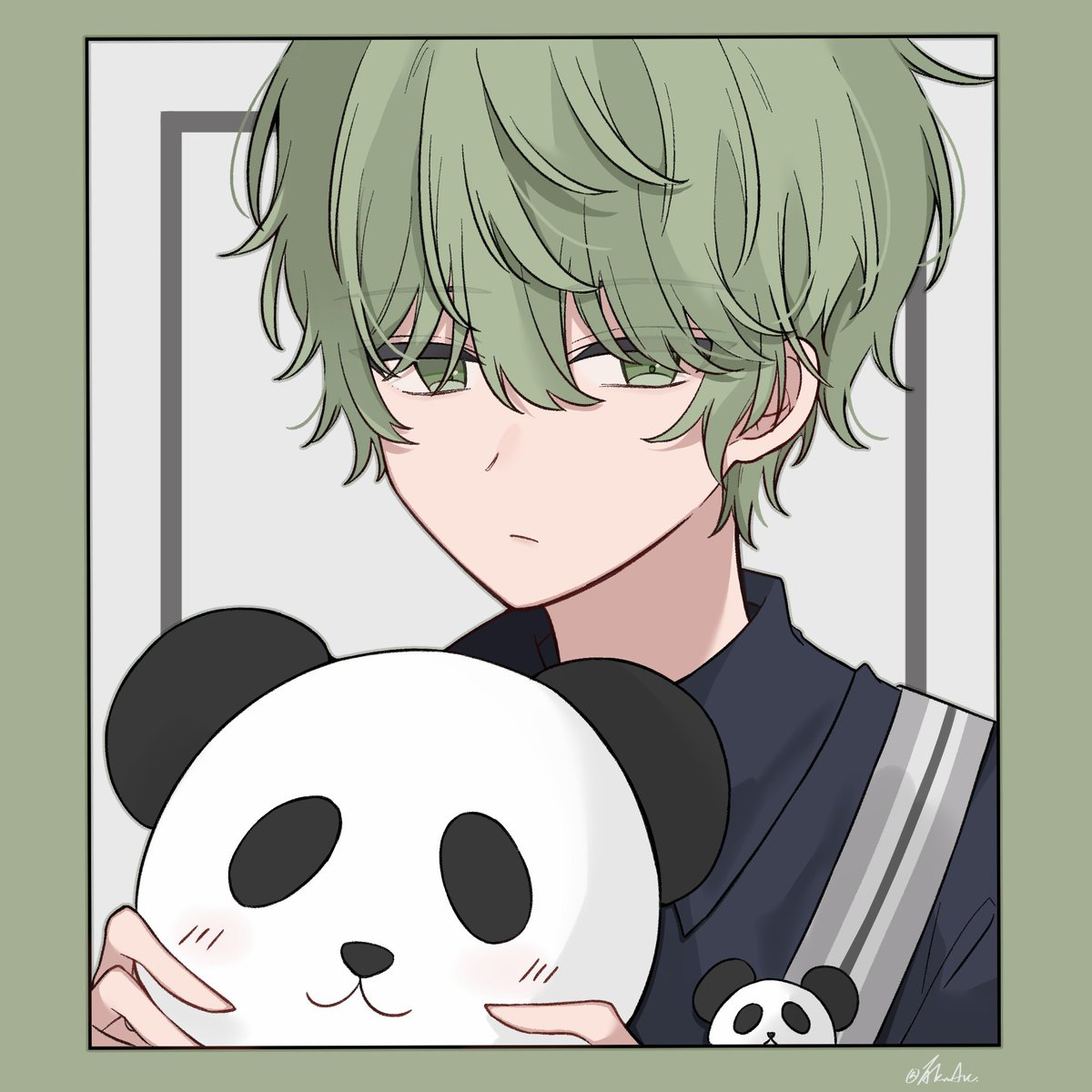 ふかみくんとパンダ可愛くない????!!
#アオペラ_FA 
#深海ふかみ