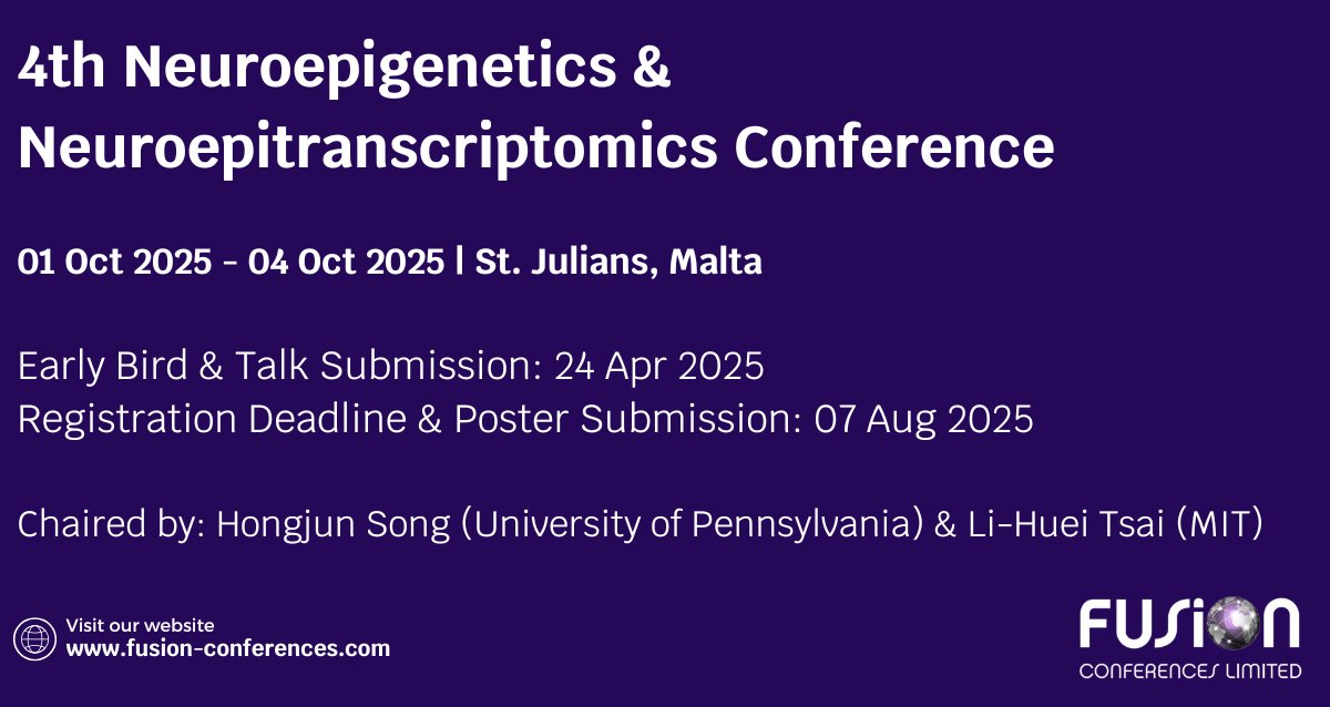 MolecularOmics's tweet image. 🚨Early Bird and Talk Submission closing this week for #Neuroepi25! Don't miss your chance to submit your abstract for a talk.
For further details, click the link▶bit.ly/4h0Bbzb