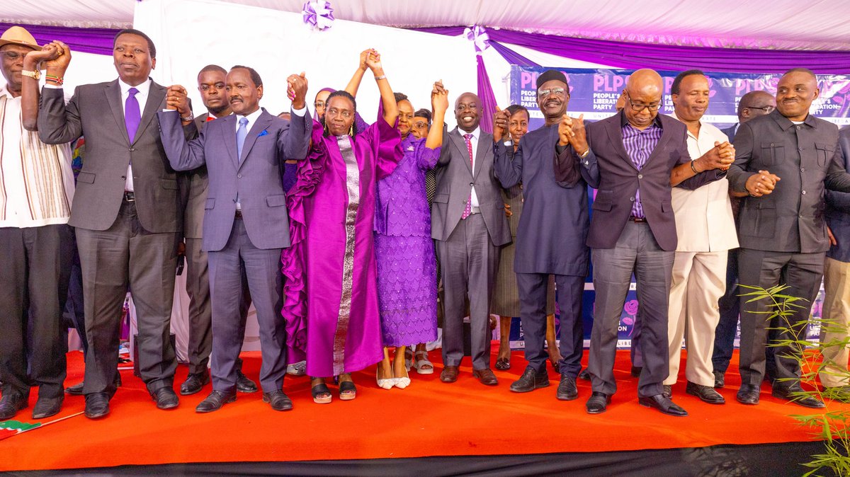 Rigathi Gachagua (@rigathi) on Twitter photo Today, I had the incredible opportunity to join my sister Hon. <a href="/MarthaKarua/">Martha Karua SC</a> and other visionary leaders for the launch of the <a href="/PLPartyKenya/">People's Liberation Party (PLP)</a> formerly NARC-Kenya.
Hon. Martha Karua is a firebrand, a true champion of justice and democracy, laid out the party's mission to empower Today, I had the incredible opportunity to join my sister Hon. <a href="/MarthaKarua/">Martha Karua SC</a> and other visionary leaders for the launch of the <a href="/PLPartyKenya/">People's Liberation Party (PLP)</a> formerly NARC-Kenya.
Hon. Martha Karua is a firebrand, a true champion of justice and democracy, laid out the party's mission to empower