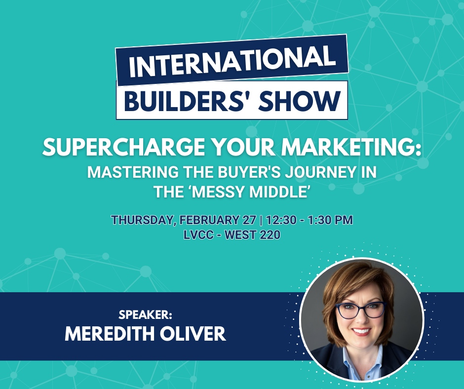 🚨 LAST CHANCE! Don’t Miss This Game-Changing Session at #IBS2025
🏡 Supercharge Your Marketing
📅  Feb 27, 8:30am 
📍 Join me at LVCC W229 and walk away with actionable strategies to dominate your market.

#HomeBuilderMarketing #SuperchargedSales